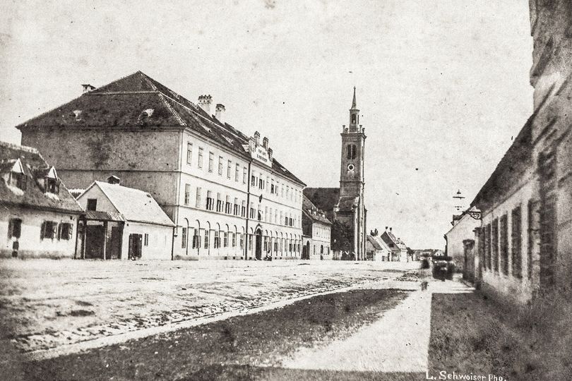 Vlaška ulica 1864. godine (Foto Ludwig Schwoiser)